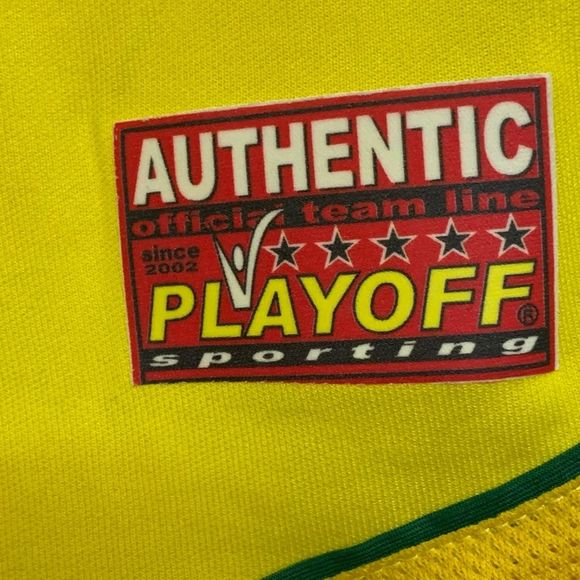 Authentic Playoff Brazil Soccer Jersey - Picture 3 of 3